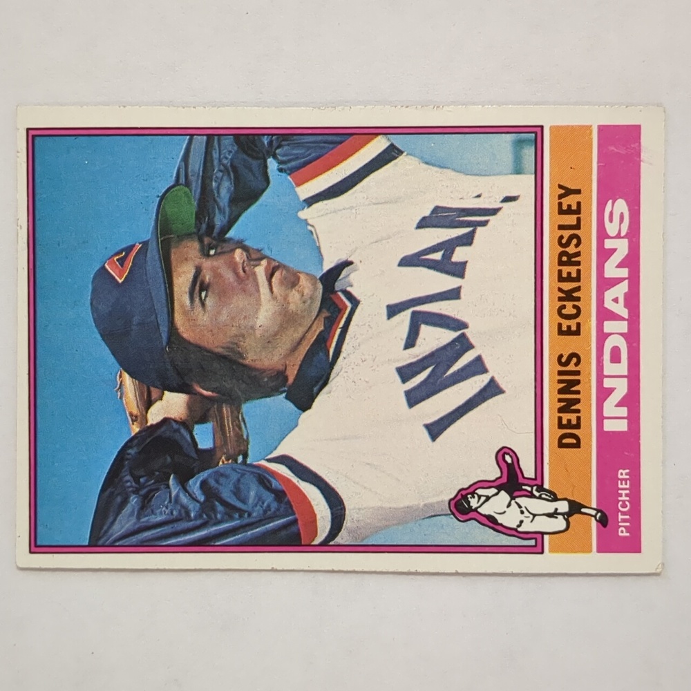 1976 TOPPS #98  DENNIS ECKERSLEY CLEVELAND INDIANS ROOKIE CARD